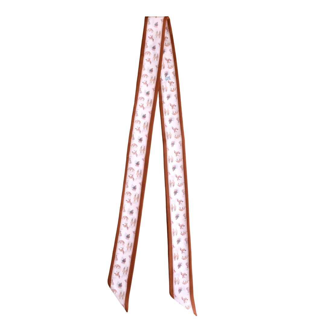 Saddle Club Western Twilly Scarf: Equestrian Cowgirl Silky Chiffon Hair & Neck Scarf