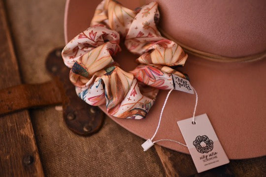 Lucky Wildflowers Scrunchie Cowgirl Hair Accessory