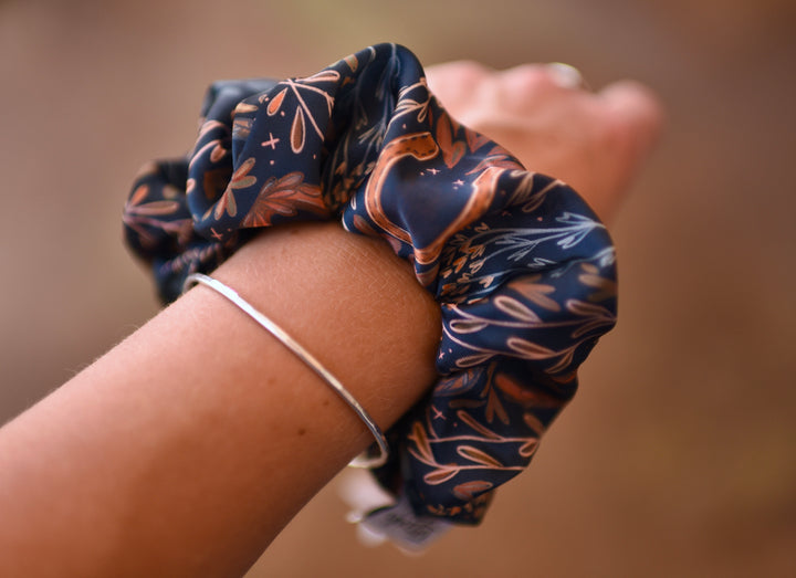 Western Harvest in Juniper Scrunchie Cowgirl Hair Accessory