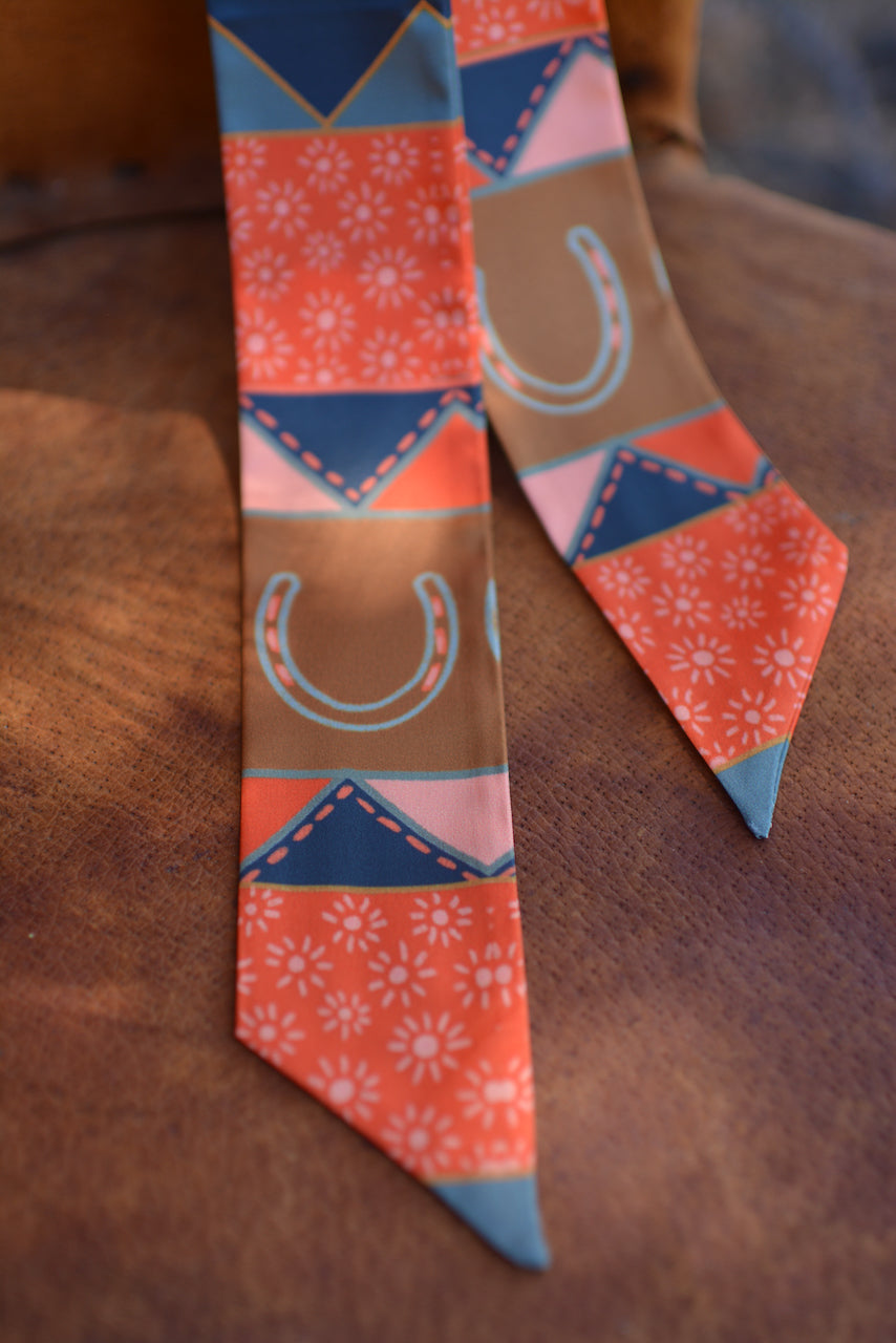 Frontier Bound Quilted Patchwork Twilly Scarf