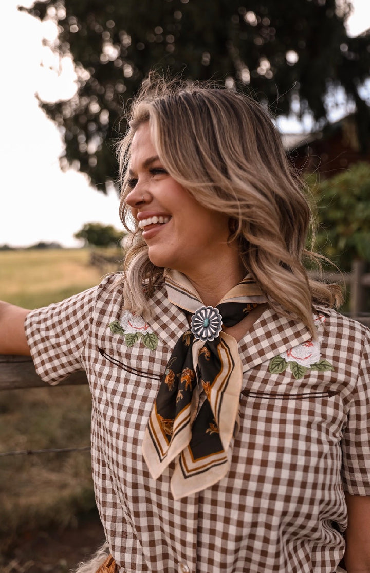 Rodeo Club Western Silk Scarf Wild Rag