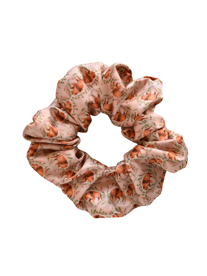 Floral Buffalo Scrunchie Cowgirl Hair Accessory