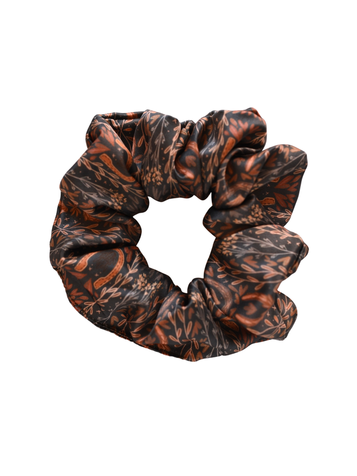 Western Harvest in Deep Juniper Scrunchie Cowgirl Hair Accessory